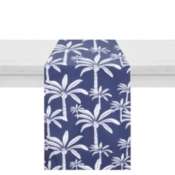 Runner da esterno 40x130 cm palme blu