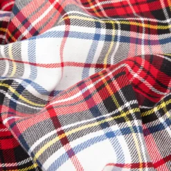 Runner tartan bianco 50x140 cm