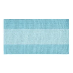 Runner 40x120 cm cotone blu
