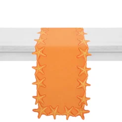 Runner 50x150 cm stelle arancione