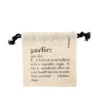 Sacchetto aglio con scritte in cotone Victionary