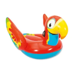 Salvagente cavalcabile pappagallo da 230x180 cm, con maniglie