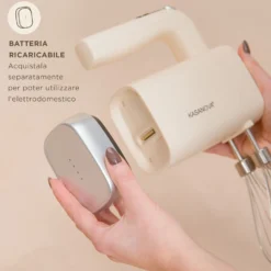 Sbattitore elettrico senza fili 200 W Liberty senza batteria
