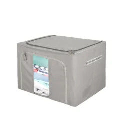 Scatola armadio doppia cerniera 50x40x30 cm grigia