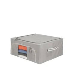 Scatola armadio doppia cerniera 50x40x20 cm grigia