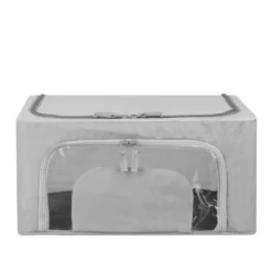 Scatola armadio doppia cerniera 40x20x30 cm grigio