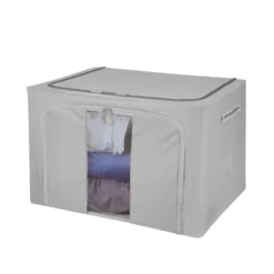 Scatola armadio doppia cerniera 50x40x40 cm grigio