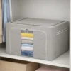 Scatola armadio doppia cerniera 60x42x40 cm grigio