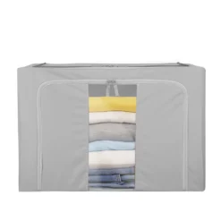 Scatola armadio doppia cerniera 62x44x40 cm grigio