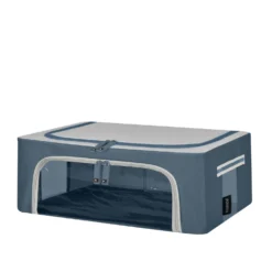 Scatola armadio 50x40x20 cm doppia cerniera blu