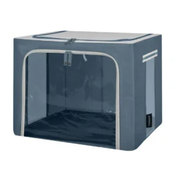 Scatola armadio 50x40x40 cm doppia cerniera blu