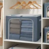 Scatola armadio 50x40x33 cm doppia cerniera blu