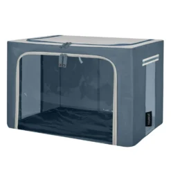 Scatola armadio 50x40x33 cm doppia cerniera blu