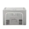 Scatola armadio 60x42x40 cm doppia cerniera e scritta grigio