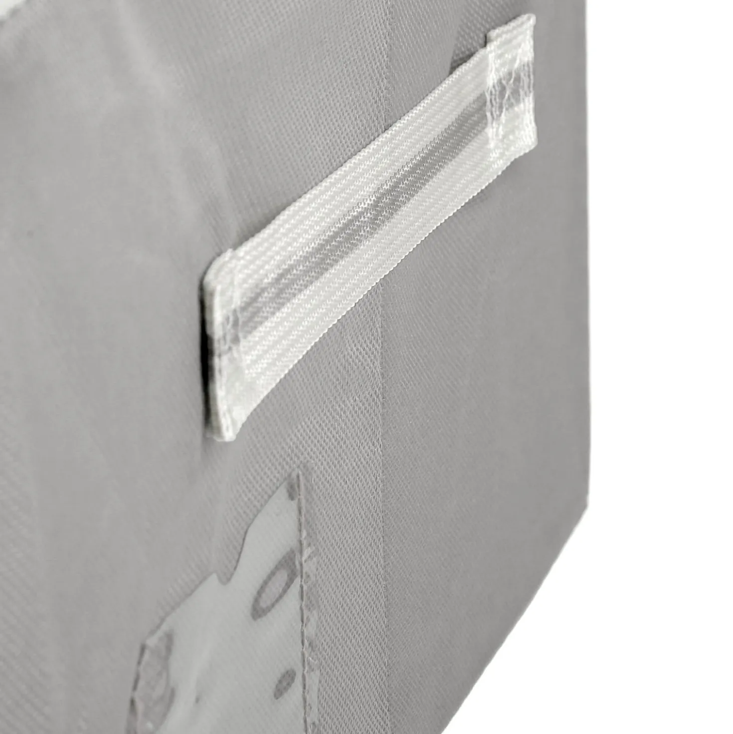 Scatola armadio 50x40x20 cm doppia cerniera e scritta grigio