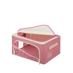 Scatola armadio 40x20x30 cm doppia cerniera e scritta malva