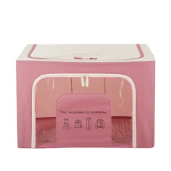 Scatola armadio 60x42x40 cm doppia cerniera e scritta malva