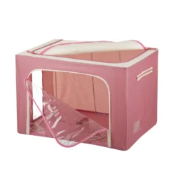 Scatola armadio 60x42x40 cm doppia cerniera e scritta malva