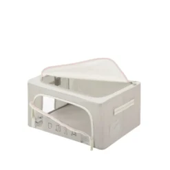 Scatola armadio 40x20x30 cm doppia cerniera e scritta tortora