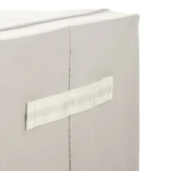 Scatola armadio 60x42x40 cm doppia cerniera e scritta tortora