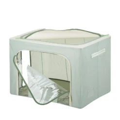 Scatola armadio 60x42x40 cm doppia cerniera e scritta verde