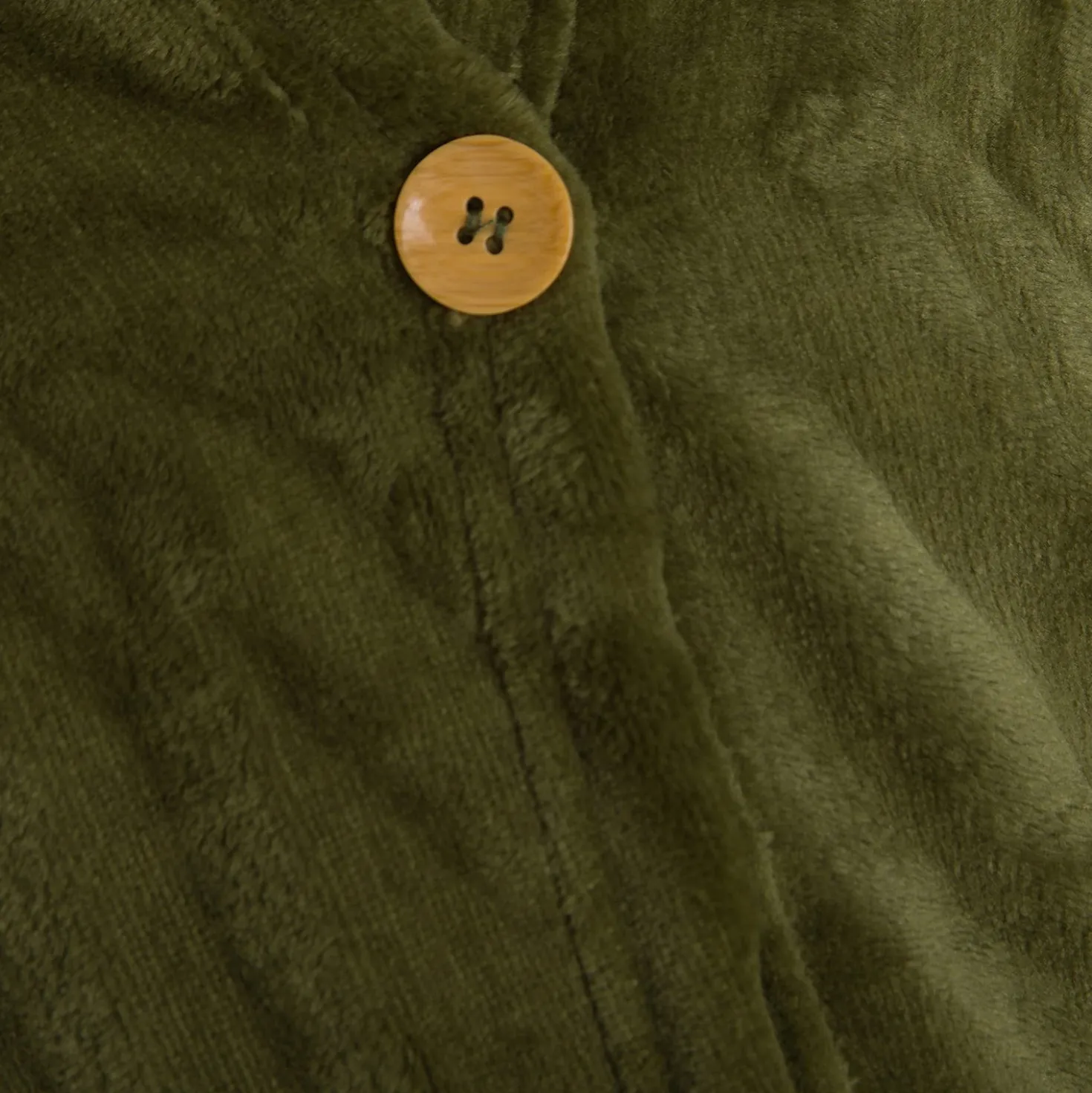 Scialle 70x160 cm verde motivo 3D Flannel