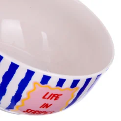 Scodella ceramica Life in Stripes 460 ml Color Bloom
