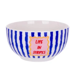 Scodella ceramica Life in Stripes 460 ml Color Bloom