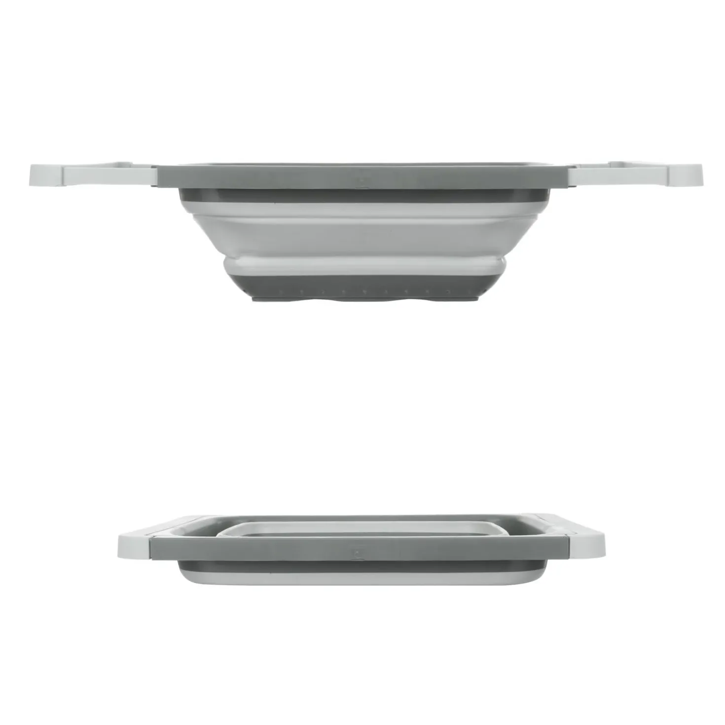 Scolapasta allungabile salvaspazio 26x12x55 cm grigio