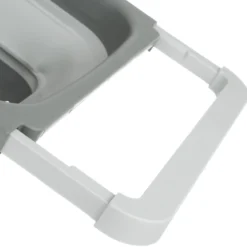 Scolapasta allungabile salvaspazio 26x12x55 cm grigio