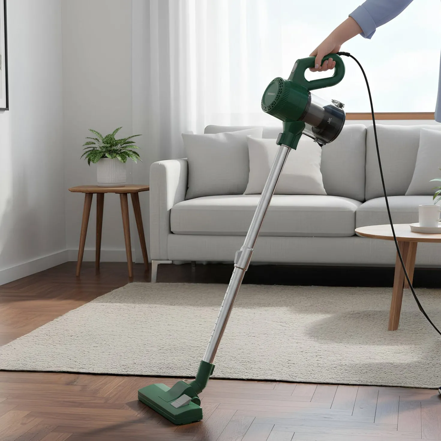 Scopa ciclonica filo, 600 W verde