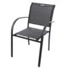Sedia con struttura in alluminio, 56x65x88 cm