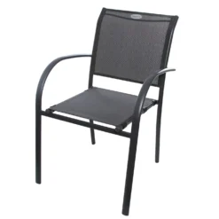 Sedia con struttura in alluminio, 56x65x88 cm