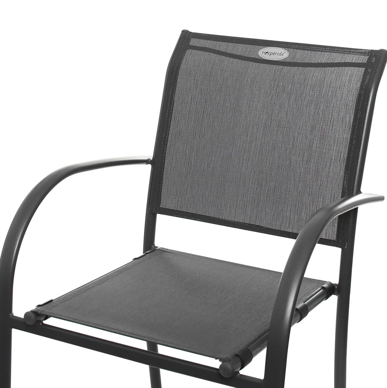 Sedia con struttura in alluminio, 56x65x88 cm