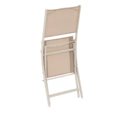 Sedia da giardino pieghevole Modula argilla