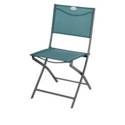 Sedia da giardino pieghevole Modula azzurra
