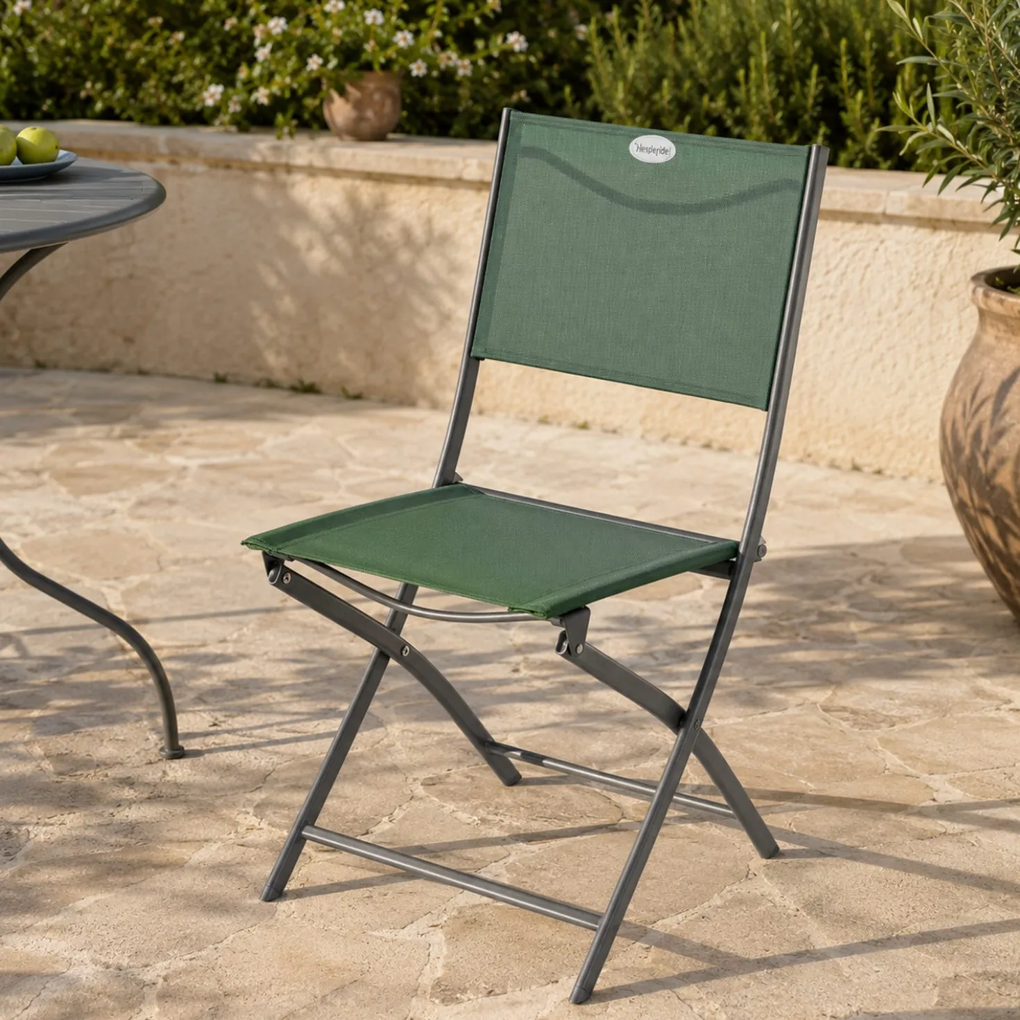 Sedia da giardino pieghevole Modula verde