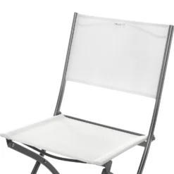 Sedia pieghevole con struttura in acciaio, 46x52x86 cm