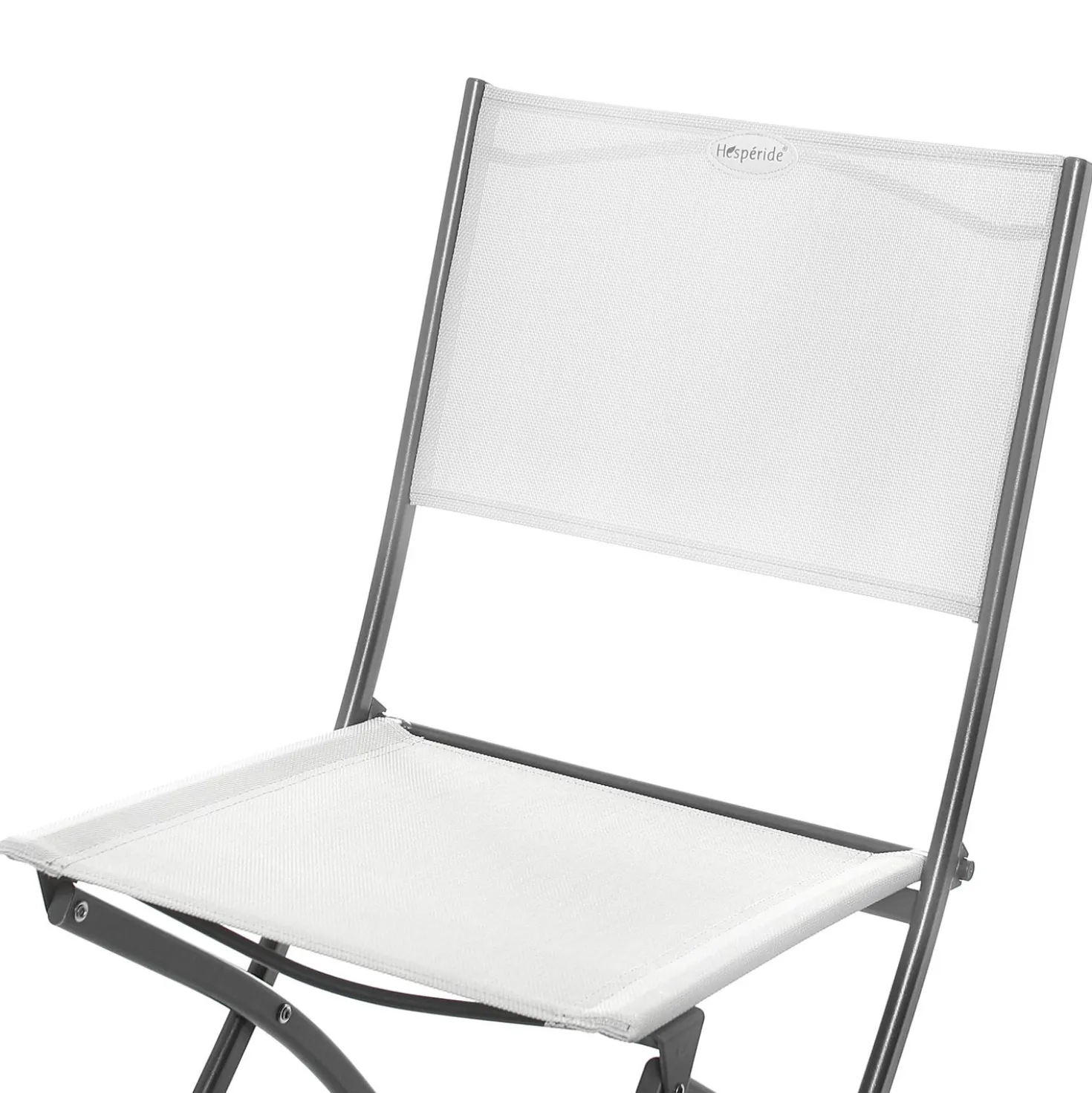 Sedia pieghevole con struttura in acciaio, 46x52x86 cm