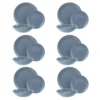 Servizio 18 piatti ceramica blu Quotes