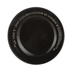 Servizio 18 piatti ceramica nero Quotes