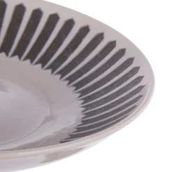 Servizio 18 piatti ceramica raggi Corallia