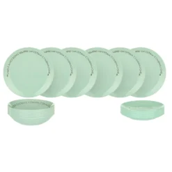 Servizio 18 piatti ceramica salvia Quotes