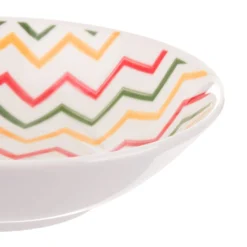 Servizio 18 piatti decorati Naxos in stoneware