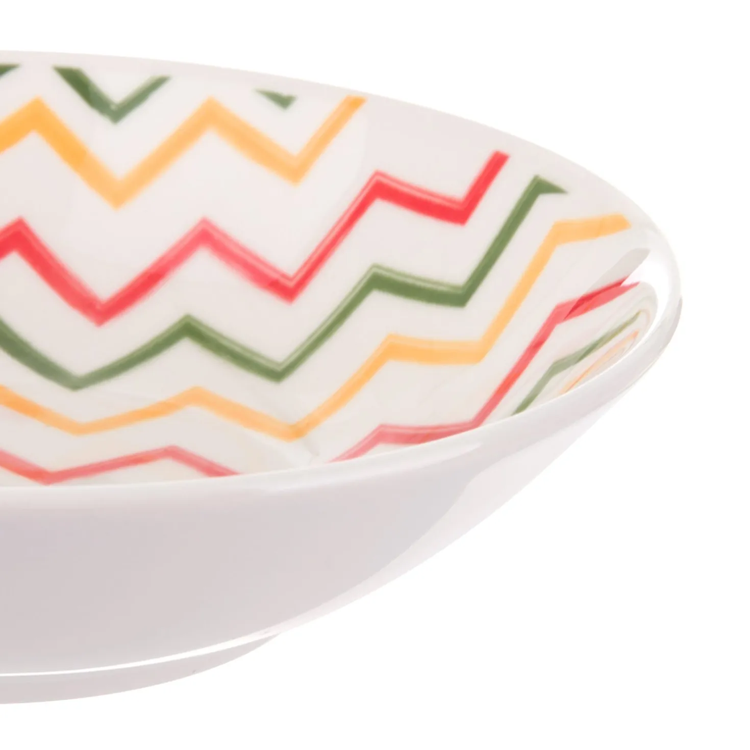 Servizio 18 piatti decorati Naxos in stoneware