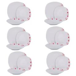 Servizio piatti In ceramica, 18 pezzi
