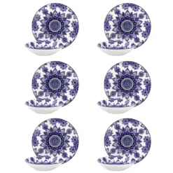 Servizio 12 piatti porcellana Celestial blu