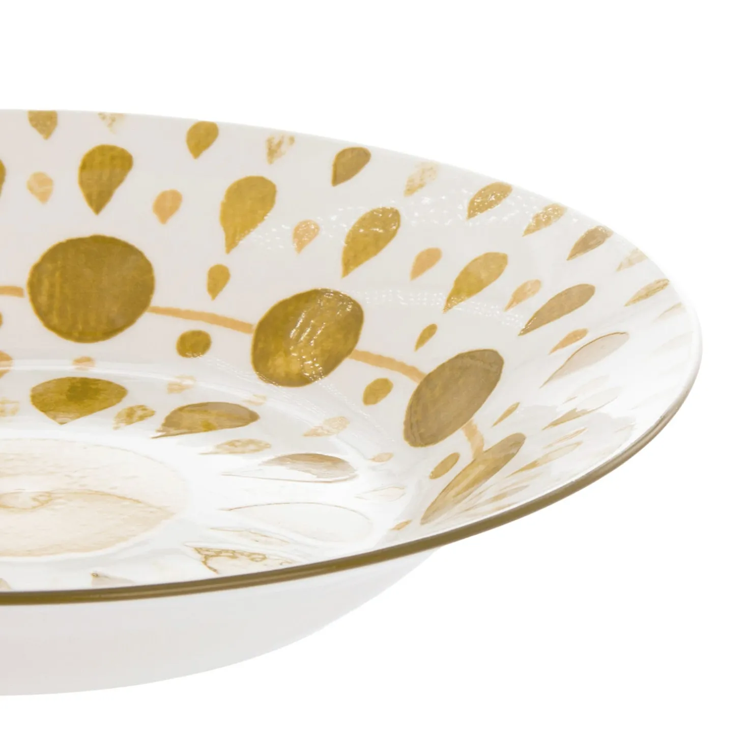 Servizio 12 piatti porcellana Etnika beige