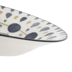 Servizio 12 piatti porcellana Etnika blu