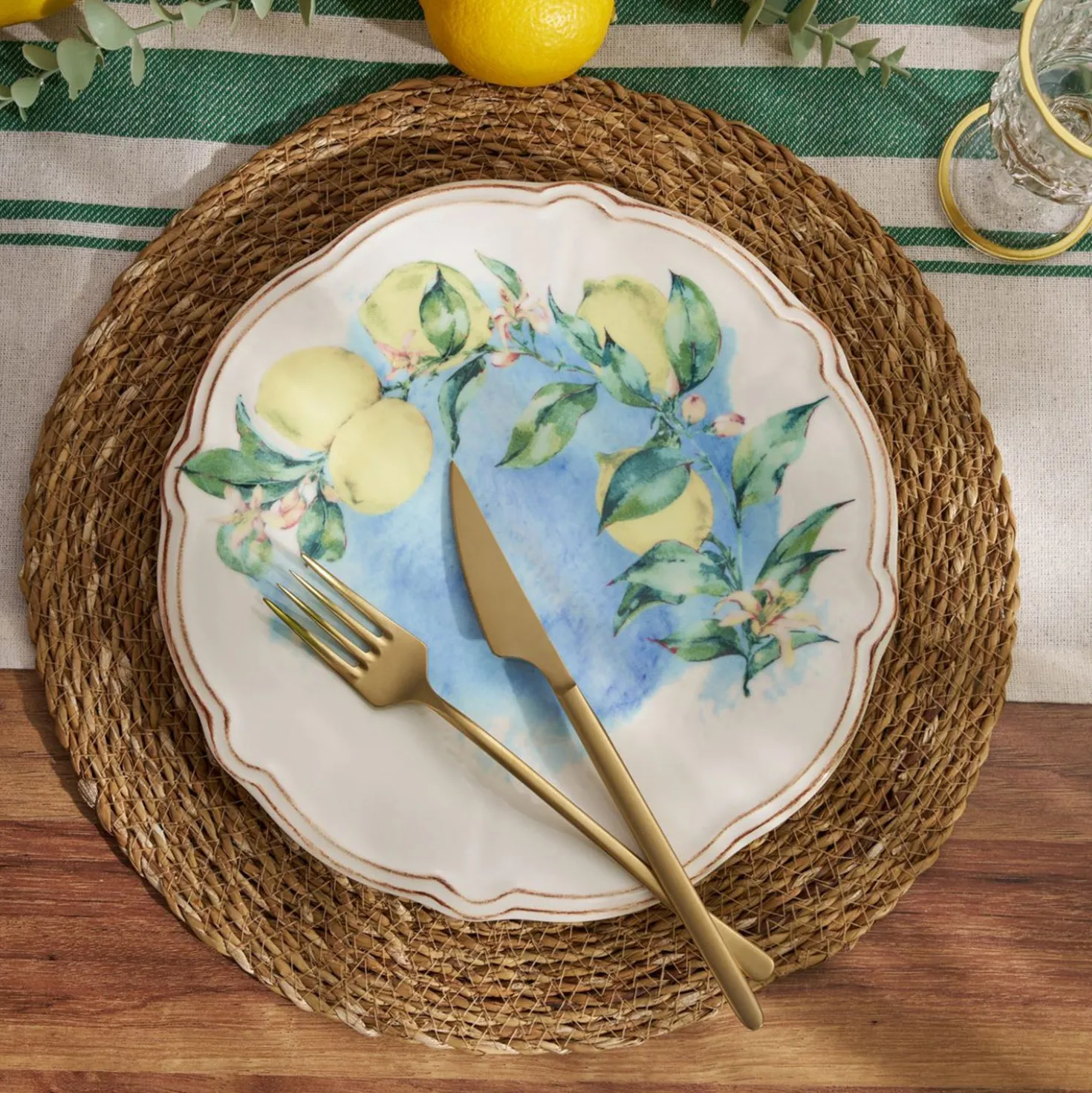 Servizio 24 piatti porcellana Sunny Grove